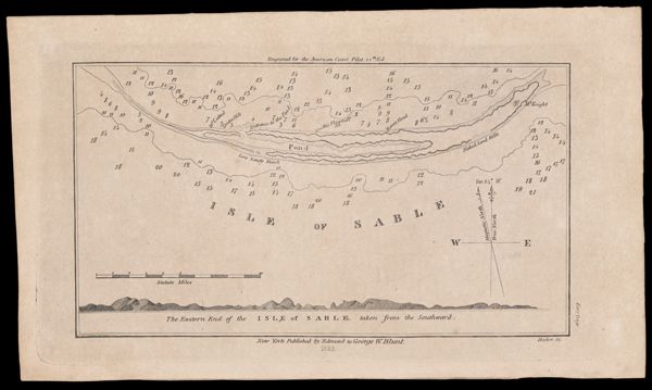 The eastern end of the Isle of Sable, taken from the southward.