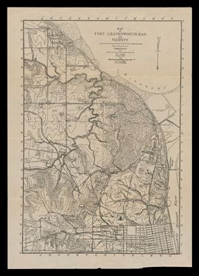 Map of Fort Leavenworth, Kas. and vicinity