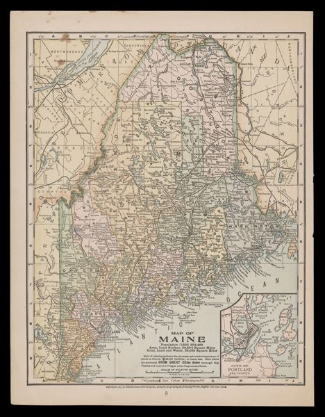 Map of Maine