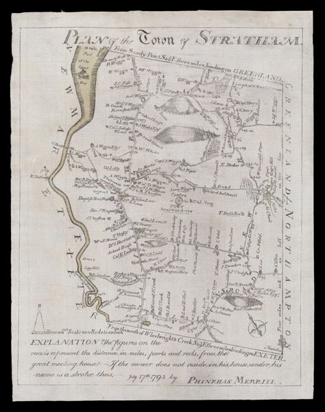 Plan of the town of Stratham : July 17th 1794