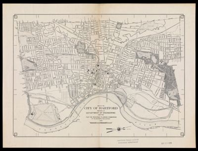 Map of the city of Hartford