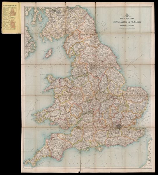 Tourist's map of England & Wales : reduced by permission from the Ordnance survey