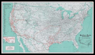 Southern Pacific cotton belt, serving the West and Southwest with trains, trucks, intermodal, pipelines