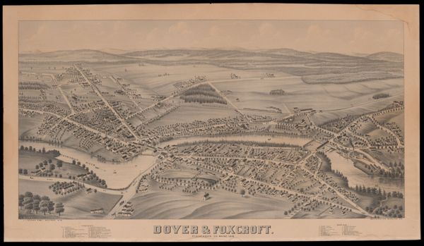 Dover & Foxcroft Piscataquis Co. Maine 1878