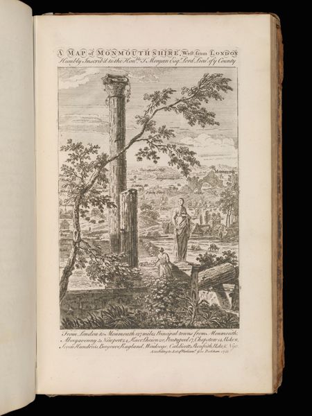 A Map of Monmouthshire, West from London