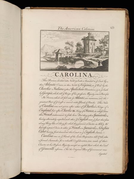 The American Colonies. Carolina.