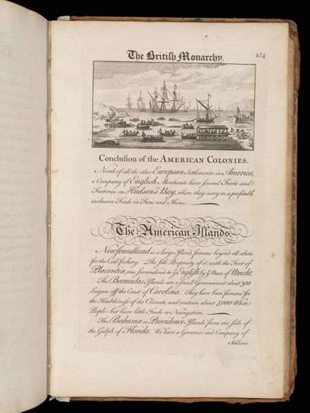 The British Monarchy. Conclusion of the American Colonies. The American Islands.