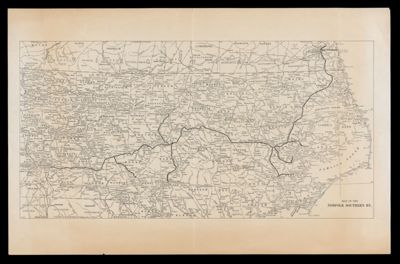 Map of the Norfolk Southern Ry.