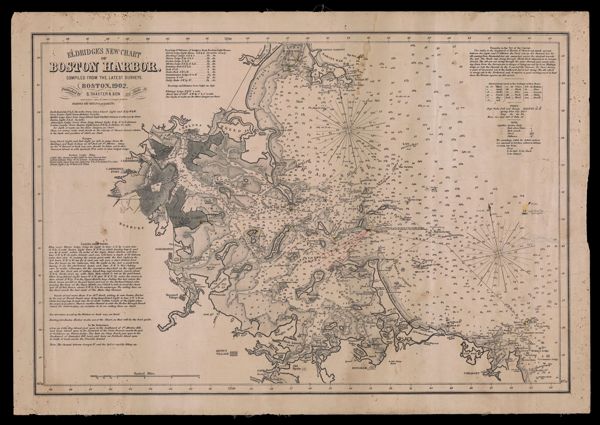 Eldridge's new chart of Boston Harbor : compiled from the latest surveys