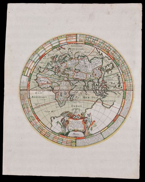 Carte Nouvelle de l'Europe Asie & Afrique Nouvellement Dressee & Misse en Francois