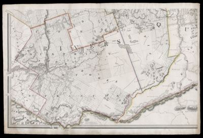 Topographical Map of the Districts of Quebec, Three Rivers, St. Francis and Gaspé, Lower Canada, exhibiting the New Civil Division of the District into Counties Pursuant to a Recent Act of the Provincial Legislature