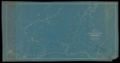 Map of the Boston & Maine Railroad showing its relative position & connection with other railroads prepared by the order of the Committee of Investigation, July, 1849