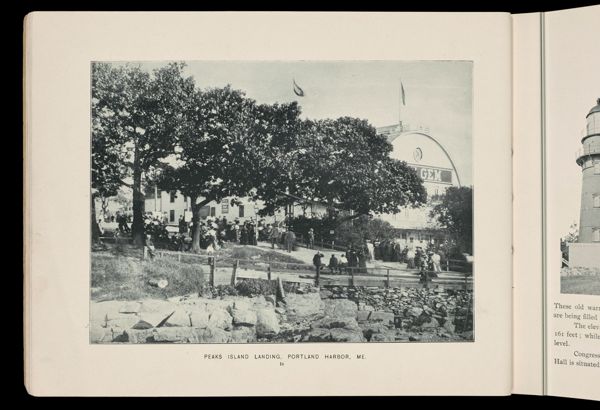 Peaks Island Landing, Portland Harbor, Me.