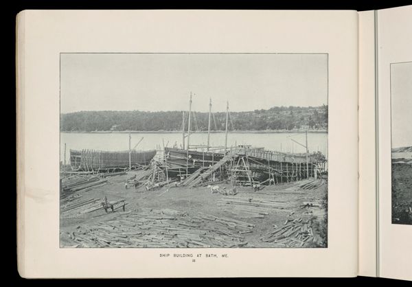 Ship building at Bath, Me.