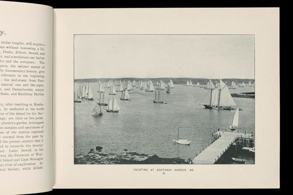 Yachting at Boothbay Harbor, Me.