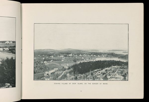 Fishing village of Deer Island, on the border of Maine.