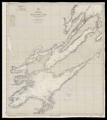 North America, Dominion of Canada, Cape Breton Island, n and Approaches, from British Survey to 1857