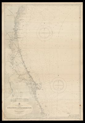 North America. East Coast. Florida. Sapelo Sound to Little Bahama Bank. From the United States Government Charts of 1884, with additions and corrections to 1933.