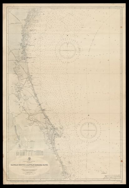 North America. East Coast. Florida. Sapelo Sound to Little Bahama Bank. From the United States Government Charts of 1884, with additions and corrections to 1933.