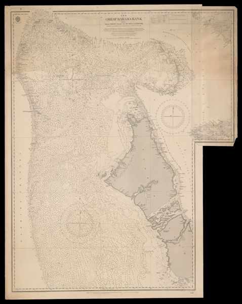 The Great Bahama Bank, sheet I, from Great Isaac to 23° 40' N latitude