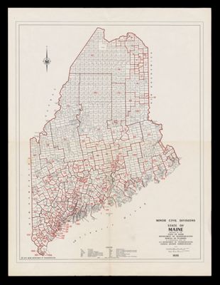 Minor civil divisions, State of Maine