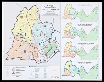 City of Portland, Maine Voting Districts