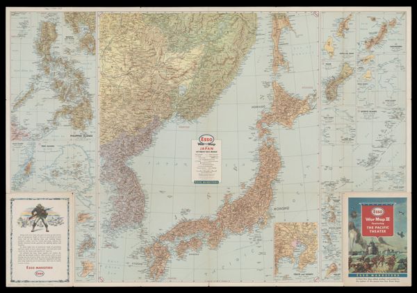 Esso war map III featuring the Pacific Theater : a third war map