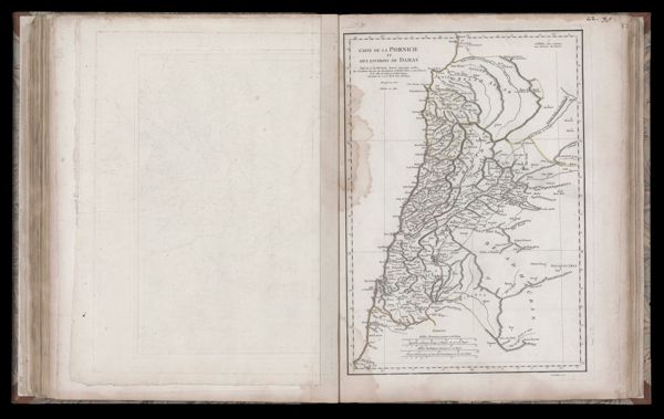 Carte de la Phoeniche et des evirons de Damas