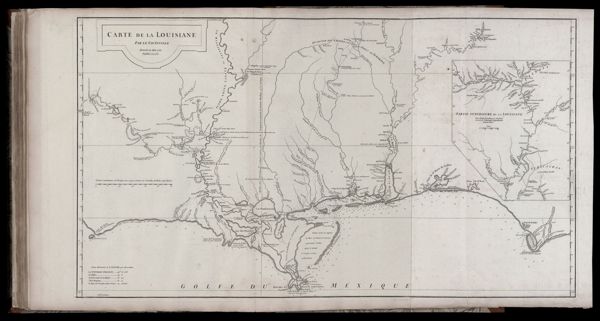 Carte de la Louisiane