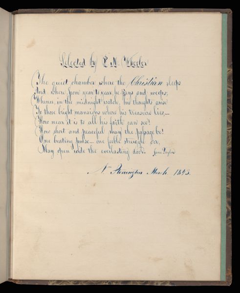 Selected by P. M. Wheeler