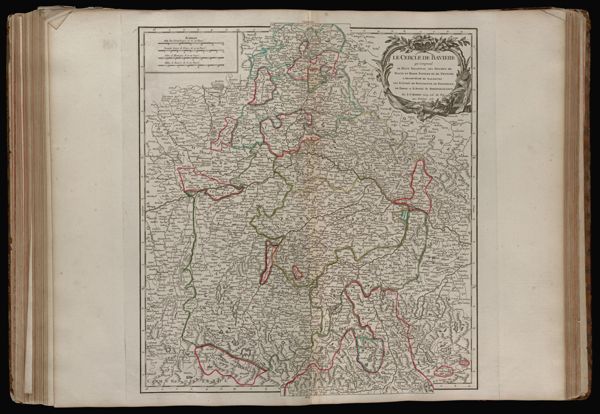 Le cercle de Baviere qui comprend le Haut Palatinat, les duchés de Haute et Basse Baviere et de Neuburg, l'Archevéché de Salzburg les Evéchés de Ratisbonne de Freisingen, de Passau et la Prevôté de Berchtolsgaden, Par le Sr. Robert Géog. ord. du Roy Avec Privilege. 1751.