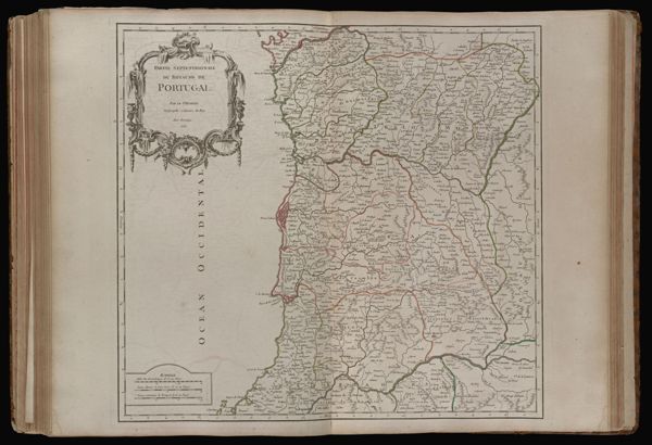 Partie septentrionale du Royaume de Portugal. Par le Sr. Robert Géographe ordinaire du Roy. Avec privilege. 1751.