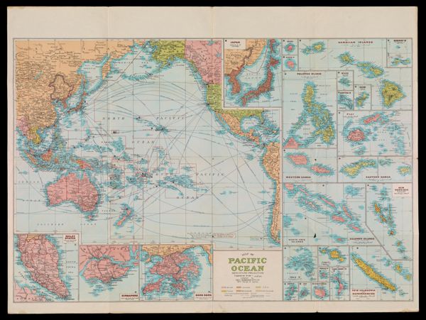 Map of Pacific Ocean Mercators Projection compiled by H.E.C. Robinson P.T.Y.L.T.D