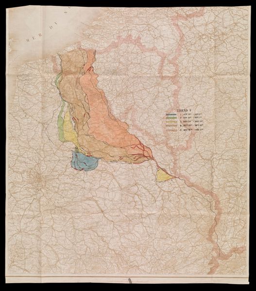 Map depicting the final Allied offensive in Europe, July-November, 1918.