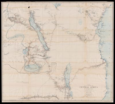 A map of a portion of central Africa by Dr. Livingstone from his own surveys, drawings, and observations between the years 1866 and 1873