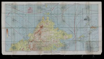 AAF Cloth Chart, Philippine series, North Borneo No. C-44.