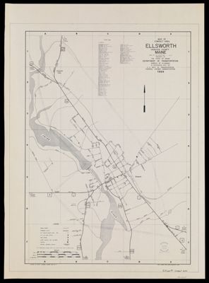 Map of Compact Area, Ellsworth, Hancock County, Maine