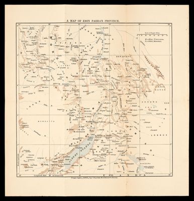 A Map of Emin Pasha's province.