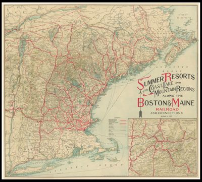 Summer Resorts of the Coast, Lake and Mountain Regions along the Boston & Maine Railroad and Connections March 1, 1909