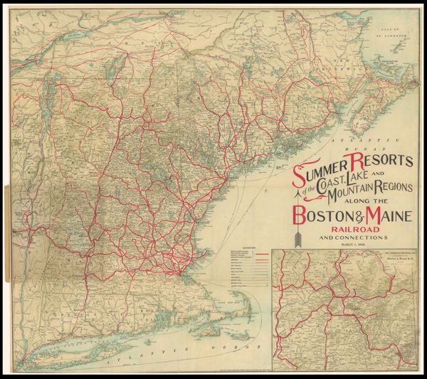 Summer Resorts of the Coast, Lake and Mountain Regions along the Boston & Maine Railroad and Connections March 1, 1910