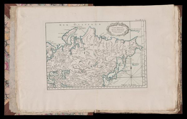 Carte Réduite de la Moscovie Siberia Tartaria et Pais Voisins