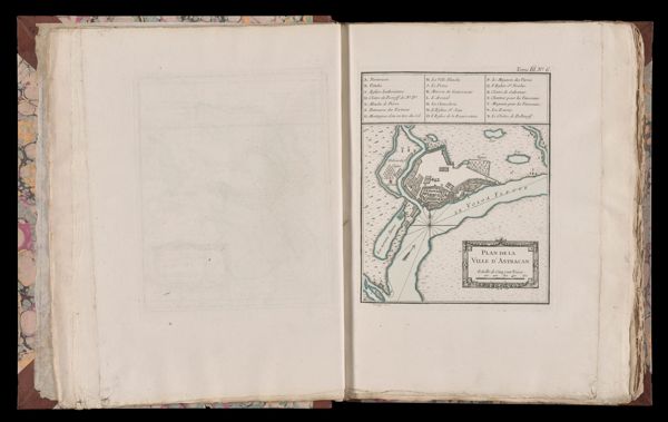 Plan de la Ville d'Astracan.