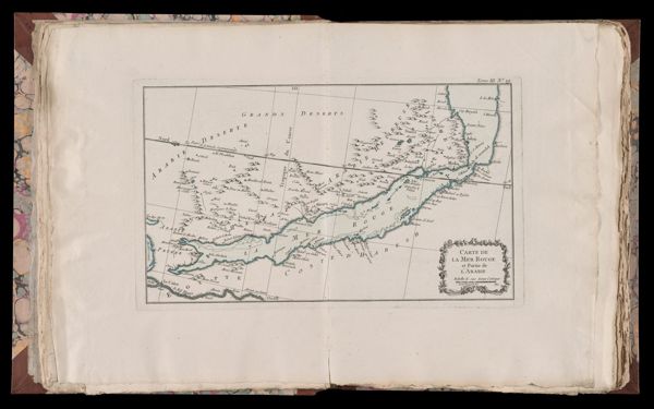 Carte de la Mer Rouge et Partie de l'Arabie.