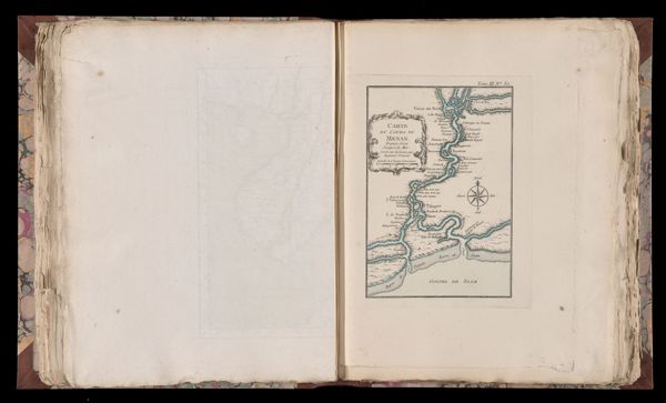 Carte du Cours du Menan, Depuis Siam Jusqu'a la Mer. Levée sur les Lieux par Ingenieur Francois