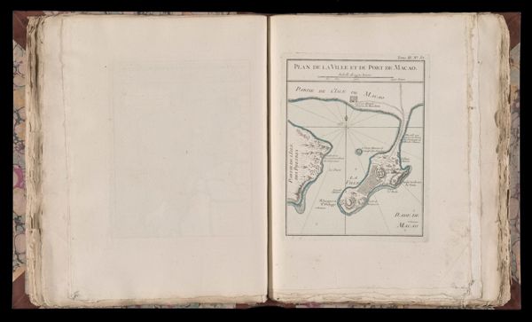 Plan de la Ville et du Port de Macao.