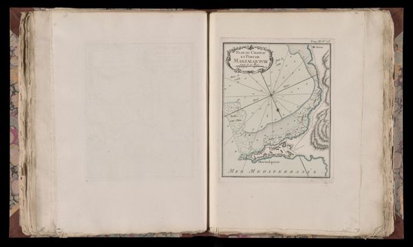 Plan du Chateau et port de Marzalquivir