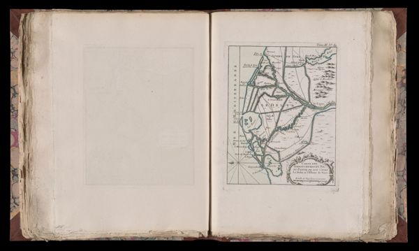 Carte des embouchures du Nil, et partie de son cours le delta et l'isthme de Suez