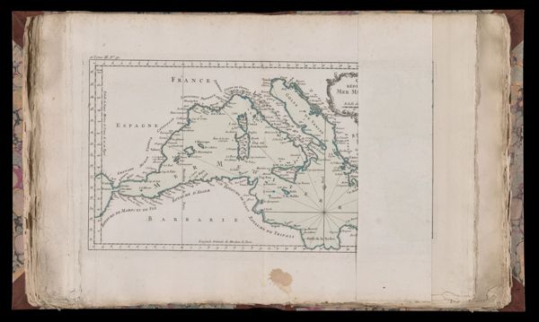 Carte Réduite de la Mer Méditerranée.[folded map]