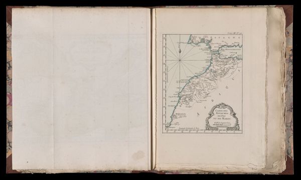 Carte des royaumes de Fez et de Maroc.