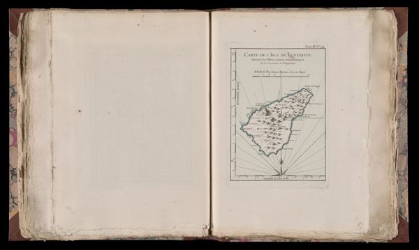 Carte de l'Isles de Teneriffe Suivant les observations astronomiques et les journaux de navigateurs